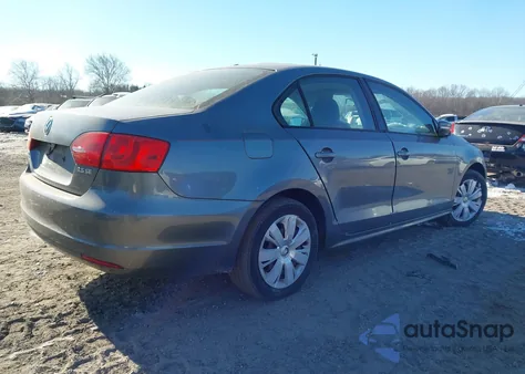 2012 Volkswagen Jetta 2.5L Se from USA, damaged, VIN 3VWDP7AJ2CM381099